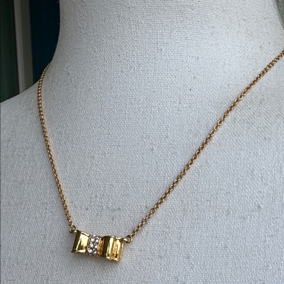 Kate Spade polished bow necklace - NWOT - Picture 4 of 7